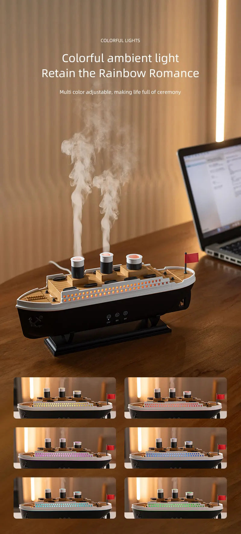 Joliena™ Retro Ship Air Humidifier