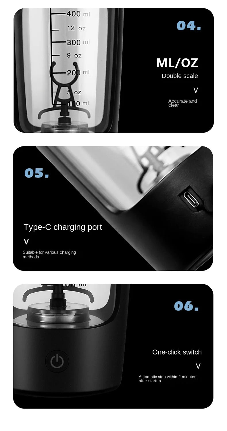Joliena™ Electric Portable Shaker bottle