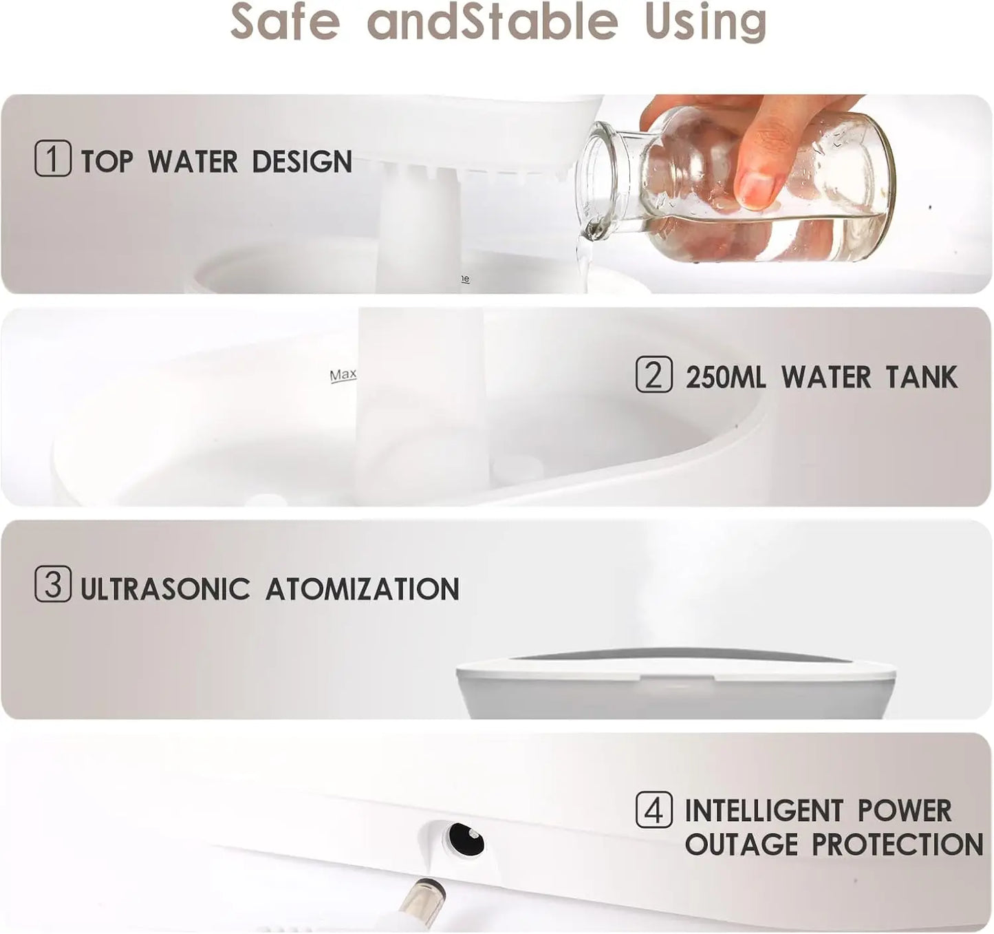 Joliena™ Rain Humidifier Ultrasonic Rainfall Humidifier