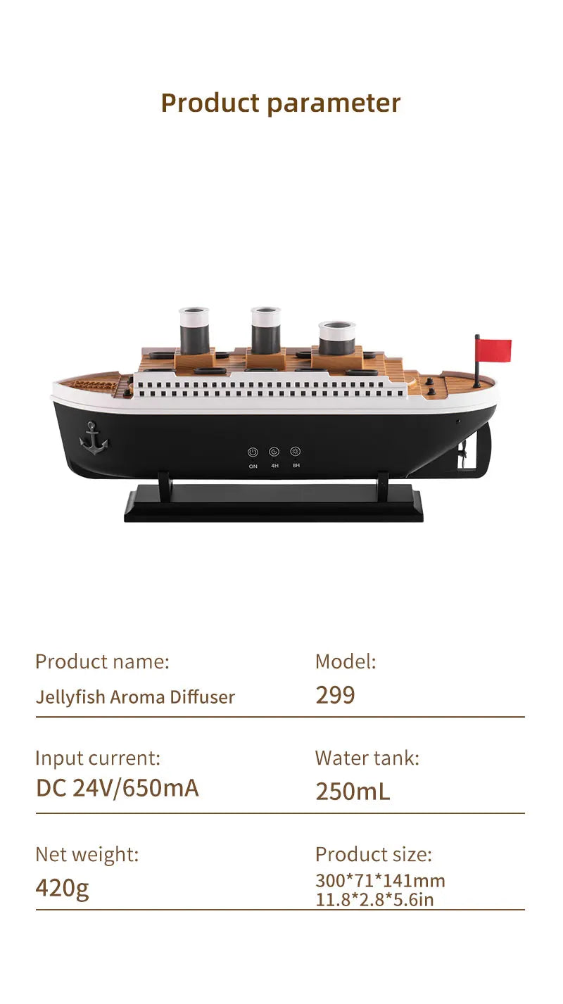 Joliena™ Retro Ship Air Humidifier