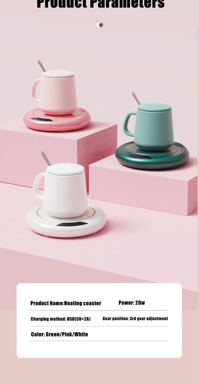 Joliena™ Thermostatic Heating Coaster