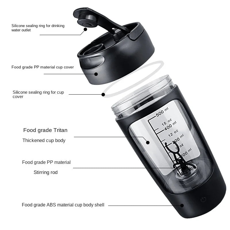Joliena™ Electric Portable Shaker bottle