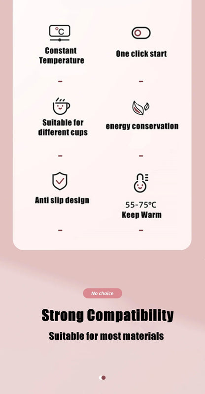 Joliena™  Thermostatic Heating Coaster